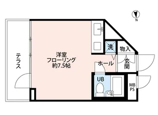 ラミアール都立大【2階】の間取り