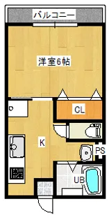 ゼウス小屋原II【2階】の間取り