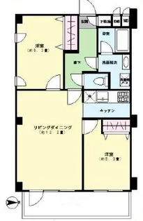 ウィスタリア元麻布【5階】の間取り