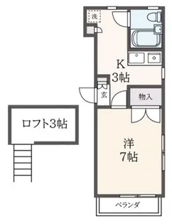 小林ハイツ【1階】の間取り