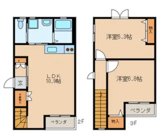 ジュネス青葉台の間取り