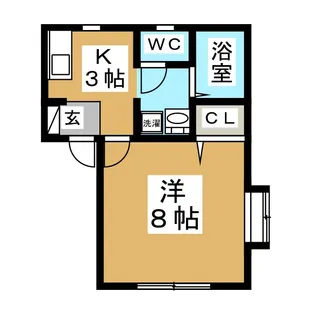 ビューコート青山【1階】の間取り
