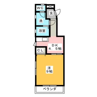 サンシーブル【2階】の間取り
