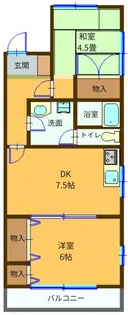 ビューハイムしまや【2階】の間取り
