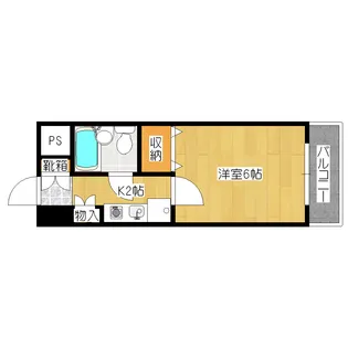アクシス比治山502【5階】の間取り