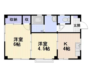 ブロンメゾン田中【3階】の間取り