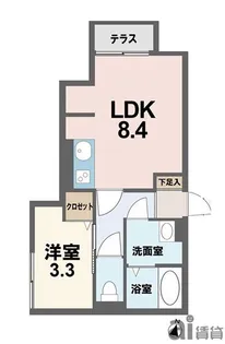埼玉県川越市脇田本町【マンション】の間取り