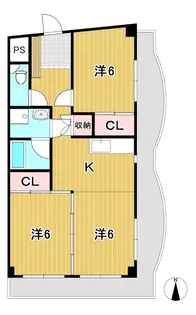 渡辺ハイツ【3階】の間取り