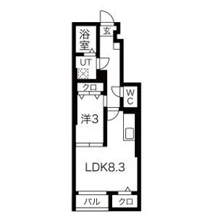 wave garden(ウェーブ・ガーデン)【1階】の間取り
