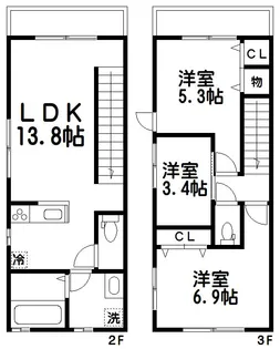 カドチテラスの間取り