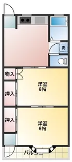 千葉県船橋市前原東4【アパート】の間取り