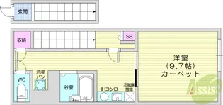 ジュネス【2階】の間取り
