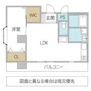 ヴィラ梅香【4階】の間取り