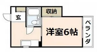 SS栄ビル【1階】の間取り