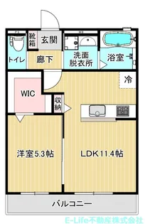 ラ コリーナ大津【2階】の間取り