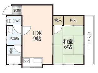 アパートAMI【2階】の間取り