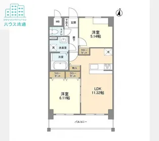 ルーカス長崎諫早I【3階】の間取り