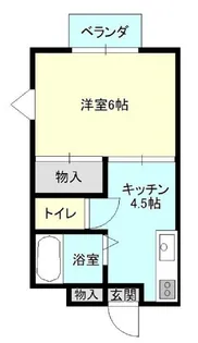 CASA茶屋町【1階】の間取り