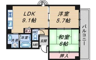 ローゼハイム【3階】の間取り