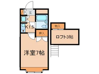 メイプルハウス【3階】の間取り