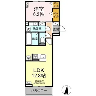 D-Hills龍禅寺II【3階】の間取り