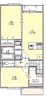 アルベリール【2階】の間取り