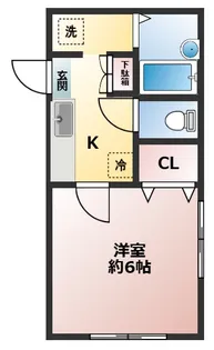 神奈川県横浜市港北区下田町2【アパート】の間取り