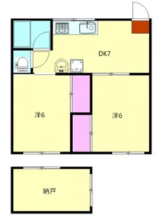 バレンシア【1階】の間取り