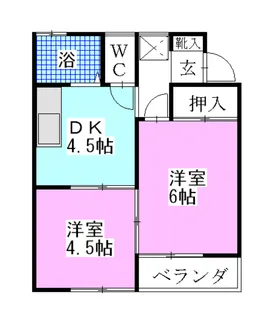 アネックス美至【2階】の間取り