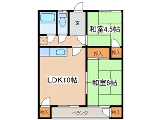 後藤マンション【2階】の間取り