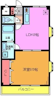 AKマンション【3階】の間取り