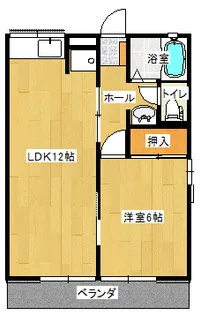 モアハウスB【2階】の間取り