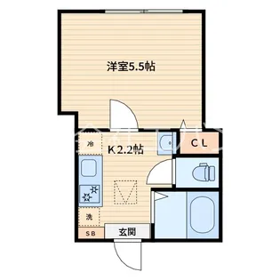 エクセラン元郷I【1階】の間取り