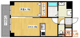 モントーレヒルズ悠【4階】の間取り