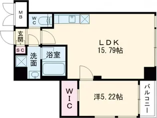 大阪府東大阪市長田中1【マンション】の間取り