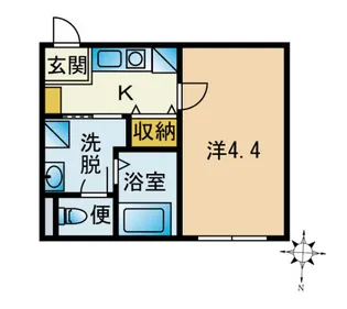 Bamboo清澄白河【4階】の間取り