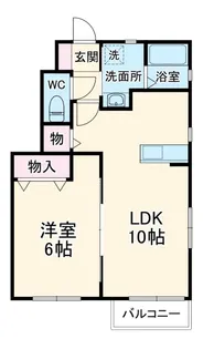 Le clair (ル・クレール)【1階】の間取り