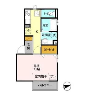 オーカー・ボア【2階】の間取り