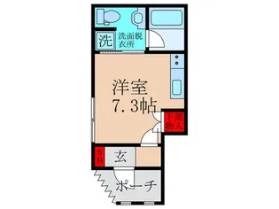 アウローラコート【1階】の間取り