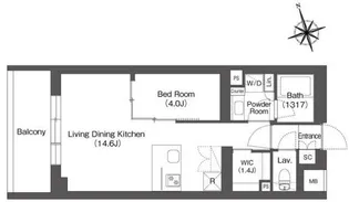 東京都練馬区東大泉2【マンション】の間取り