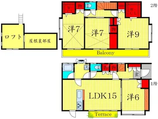 東京都練馬区北町8【一戸建】の間取り