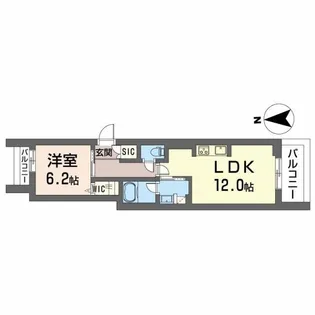 シャーメゾン大垣郭町(オオガキクルワマチ)【4階】の間取り