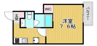 ジュブリーユ京橋【2階】の間取り