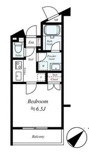 グリフィン武蔵中原・スクエアコート【4階】の間取り