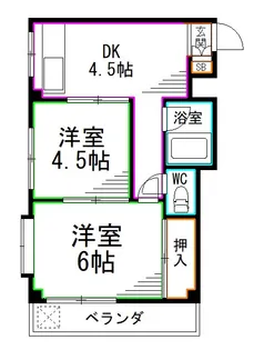 東京都杉並区井草4【マンション】の間取り