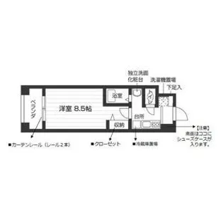 ウイステリア神宮西【8階】の間取り