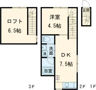 キングハウス吉祥寺【2階】の間取り