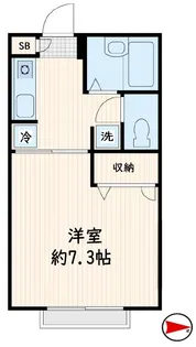 メゾン・ローズ【2階】の間取り