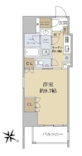 シティハウス東麻布【14階】の間取り