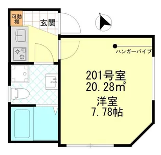 ノーブル四ツ木【2階】の間取り